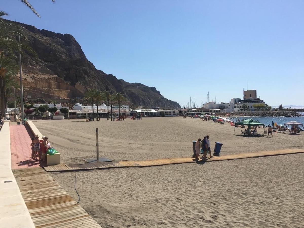Apartamento Con Vistas Al Mar. Primera Linea De Playa. Aguadulce  Exteriör bild