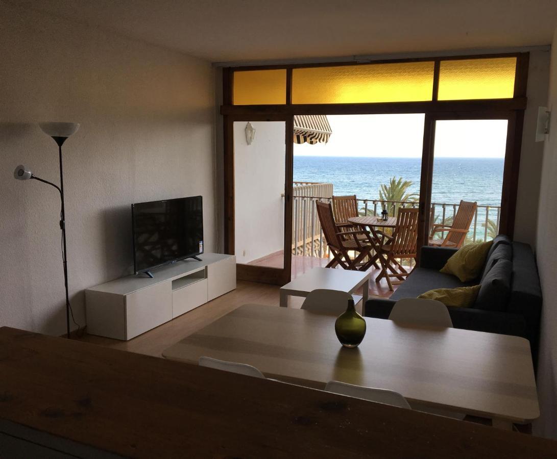 Apartamento Con Vistas Al Mar. Primera Linea De Playa. Aguadulce  Exteriör bild